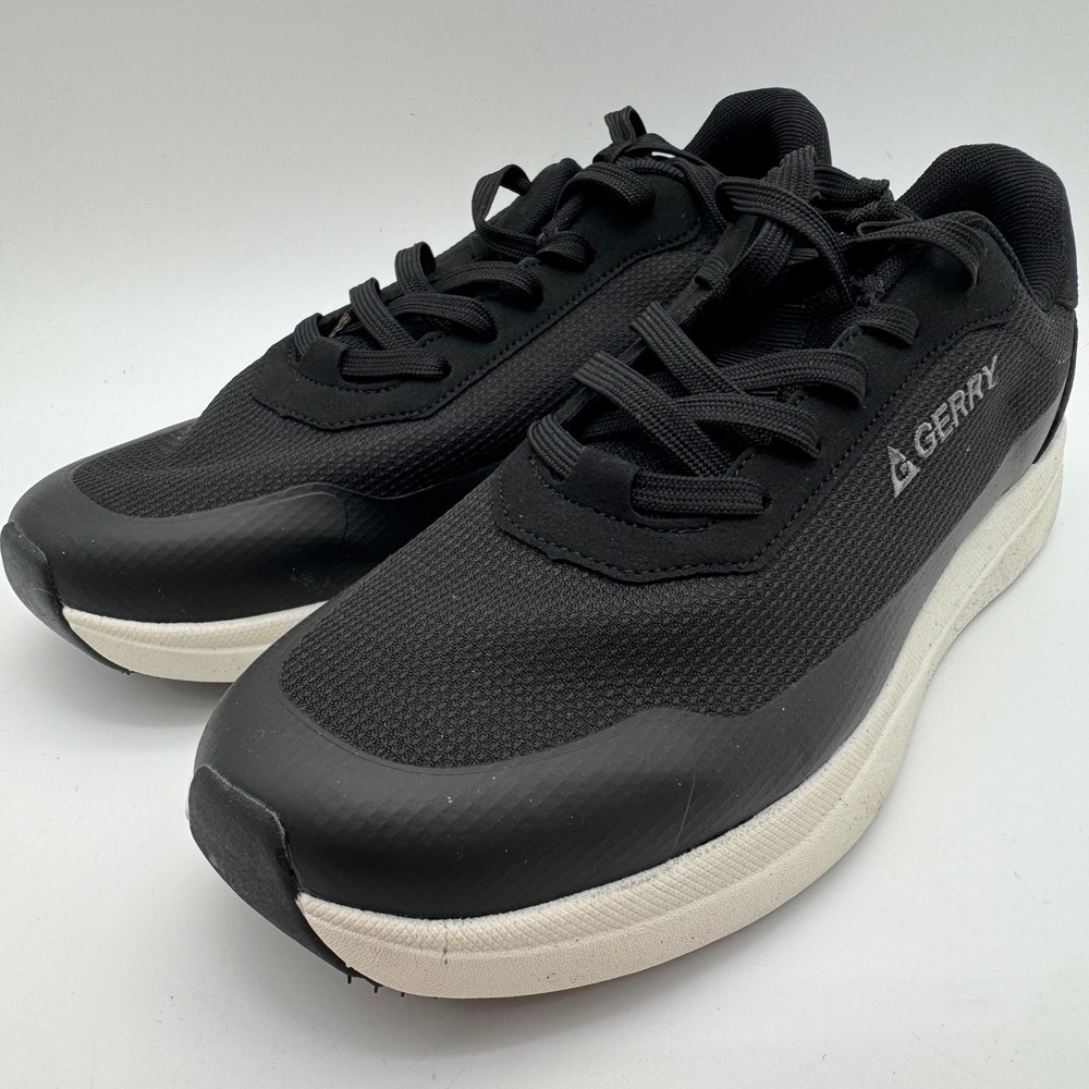 Gerry Creston Mens Athletic Sneakers Black Lightweight Lace Up Shoes Size 11 - Picture 2 of 9